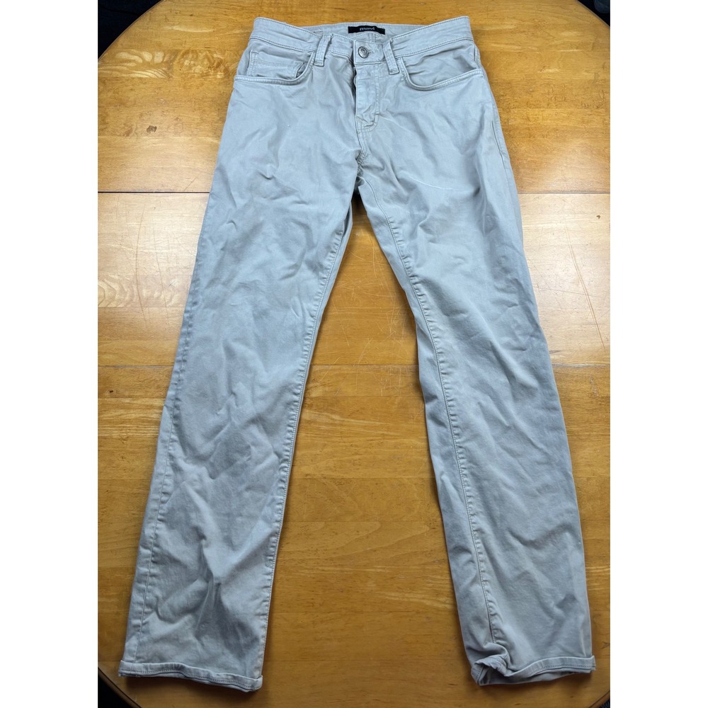 Mavi Zach Straight Leg Pants Mens 30x32 Gray Twill Chino‎ Trousers M00453